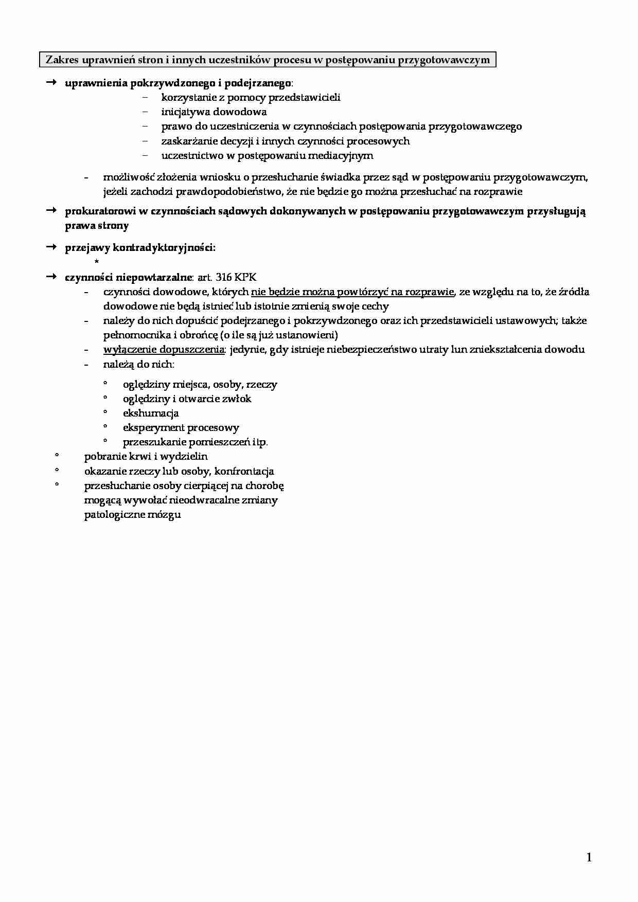 Uprawnienia stron- opracowanie - strona 1