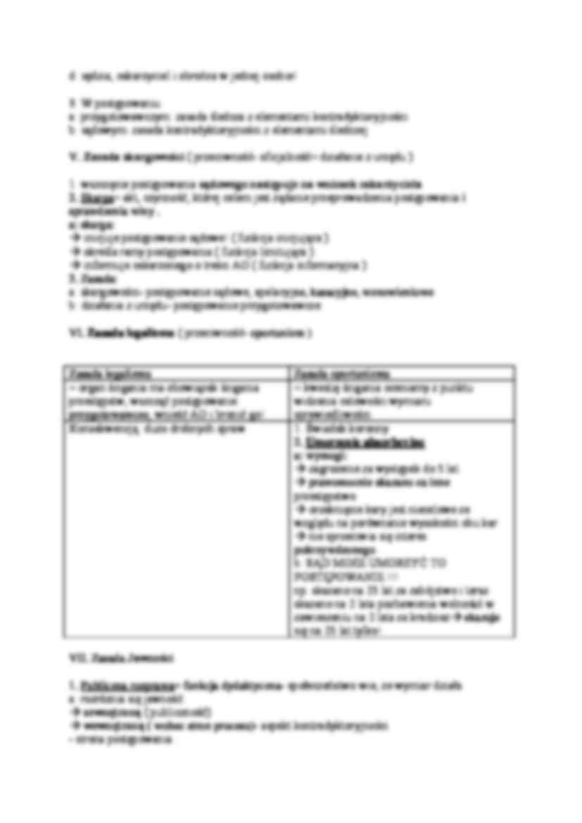 Zasady procesowe- opracowanie - strona 3