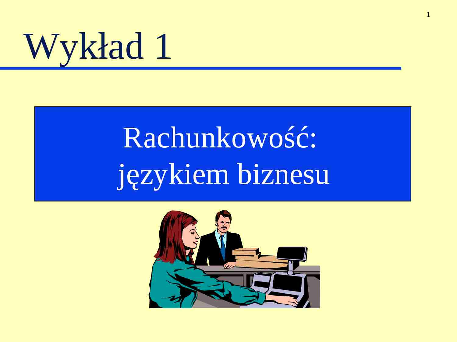 Rachunkowość wykłady - strona 1