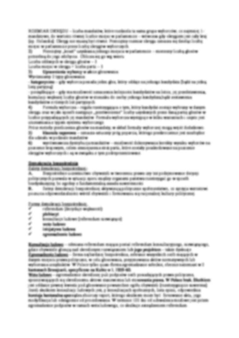 Demokracja przedstawicielska a demokracja bezpośrednia. Formy demokracji bezpośredniej - omówienie - strona 2