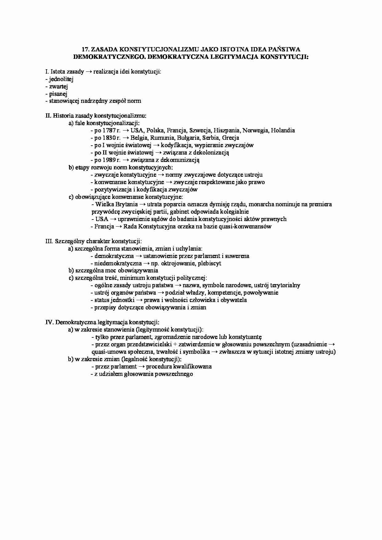 Demokratyczna legitymacja konstytucji - wstęp - strona 1