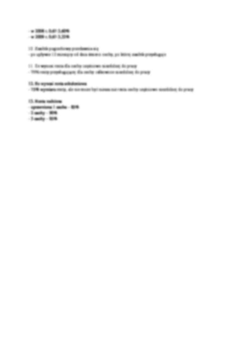 Prawo pracy - przykładowy test 8 - strona 2