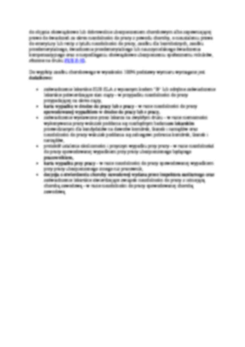 Wysokość zasiłku - wykład - strona 2