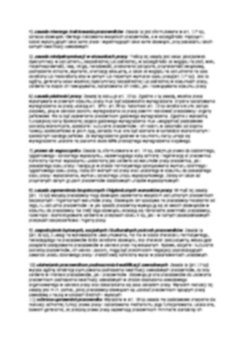 Zasady prawa pracy - omówienie część 2 - strona 2