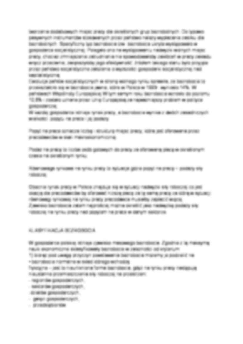 Bezrobocie - pojęcie, przyczyny-opracowanie - strona 2