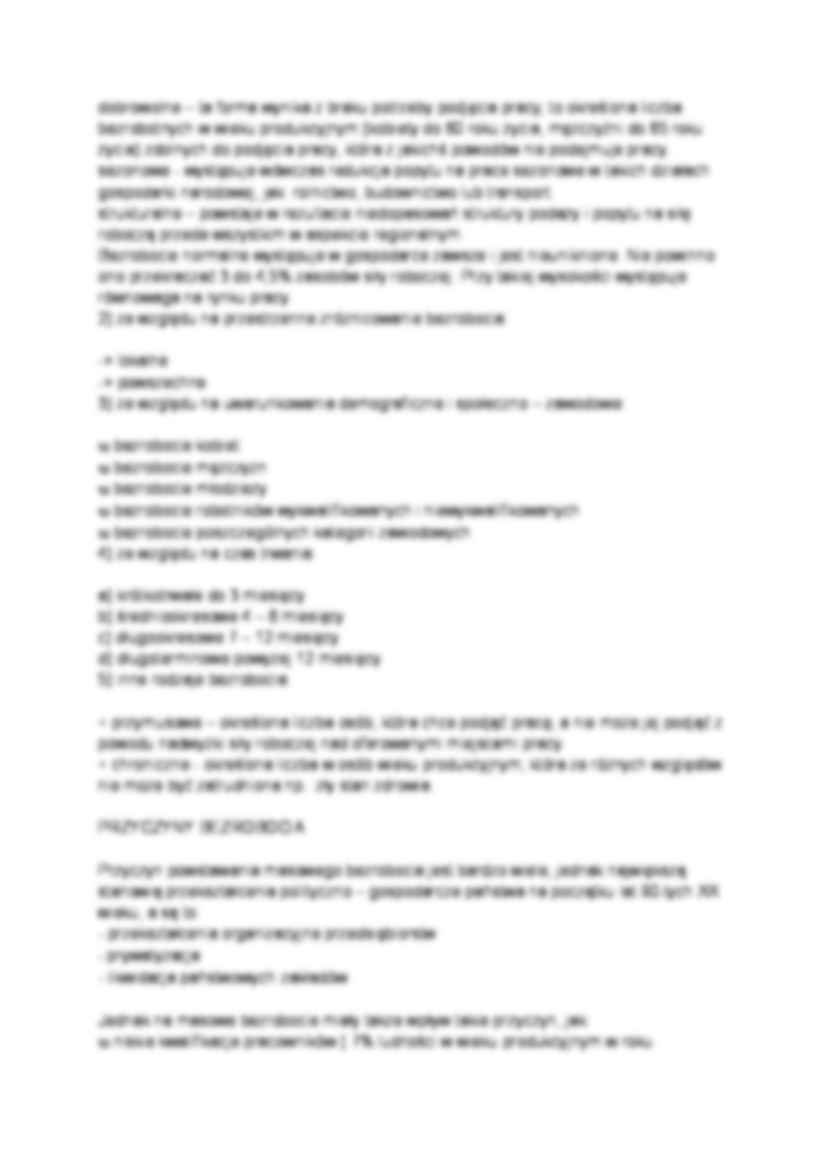 Bezrobocie - pojęcie, przyczyny-opracowanie - strona 3