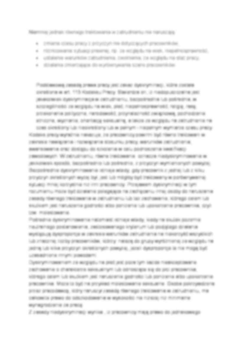 Zakaz dyskryminacji pracownika-opracowanie - strona 2