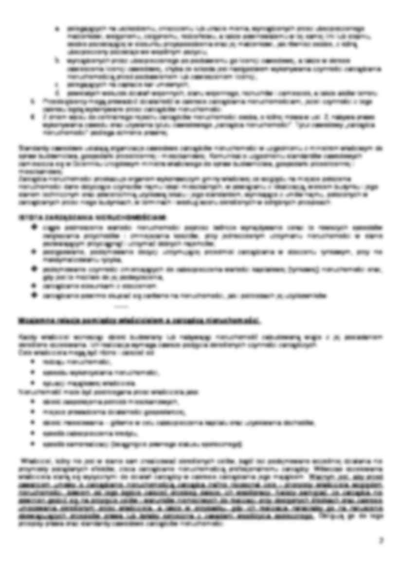 Zarządzanie nieruchomościami - wprowadzenie - strona 2