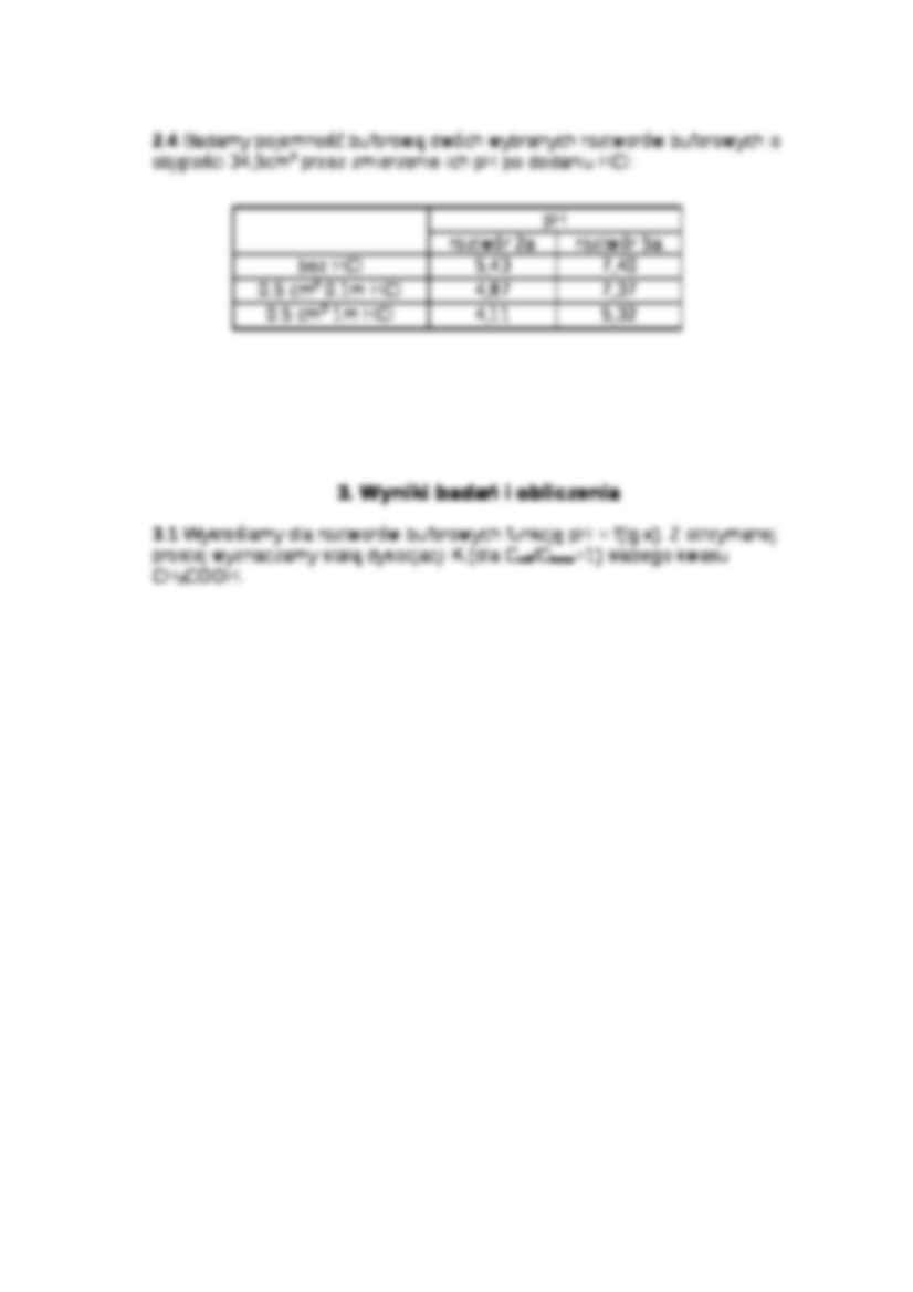 Równowagi pH w roztworach buforowych - omówienie - strona 3