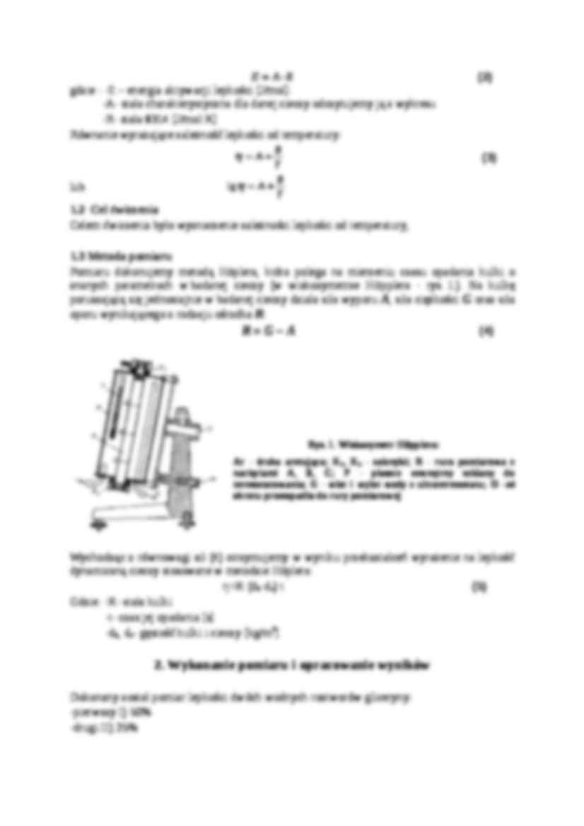 Pomiar lepkości - ćwiczenia - strona 2