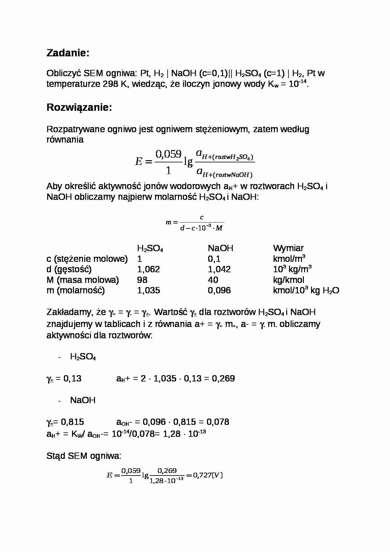 Ogniwa - referat - strona 1