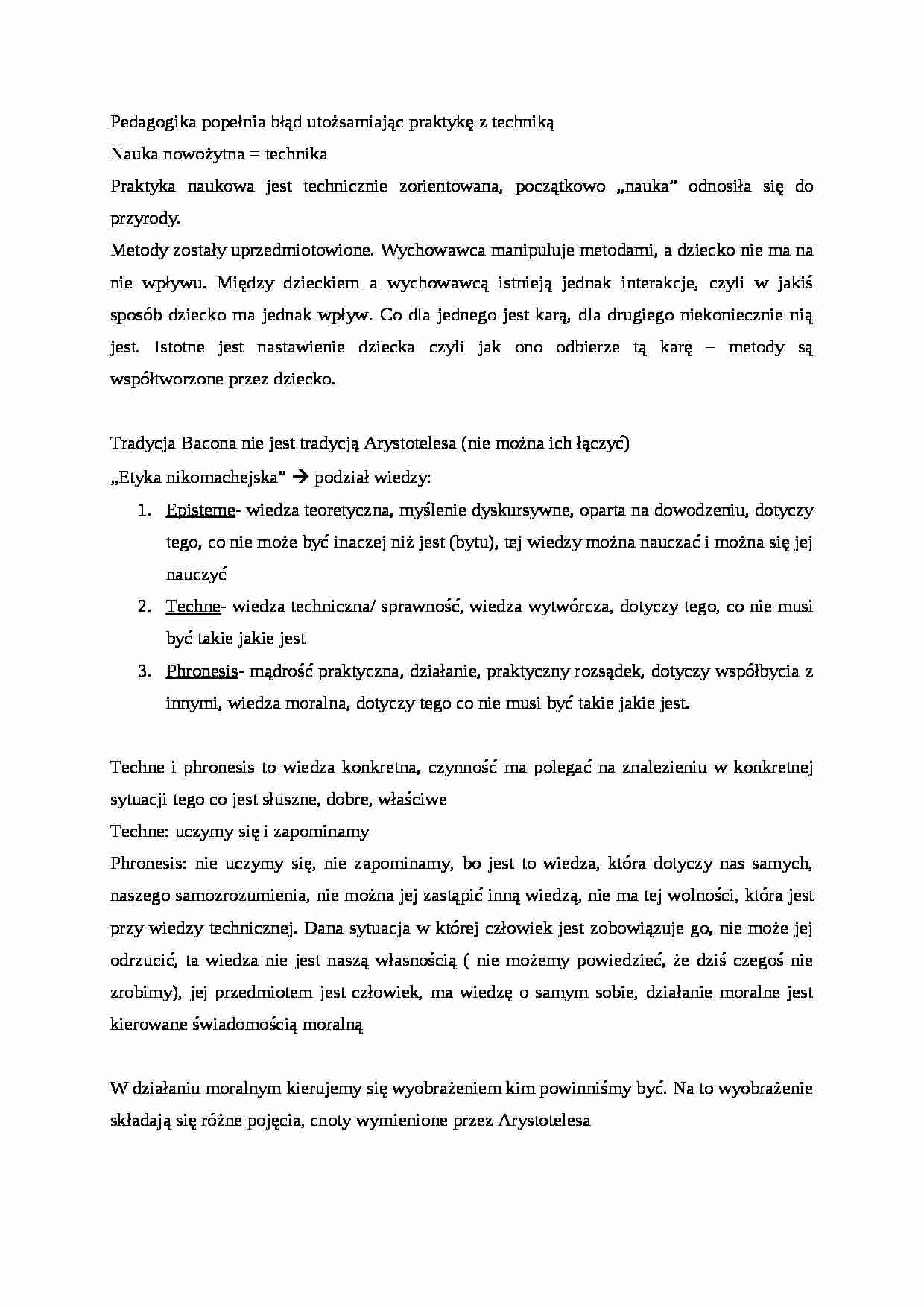 Błędy w pedagogice - omówienie - strona 1