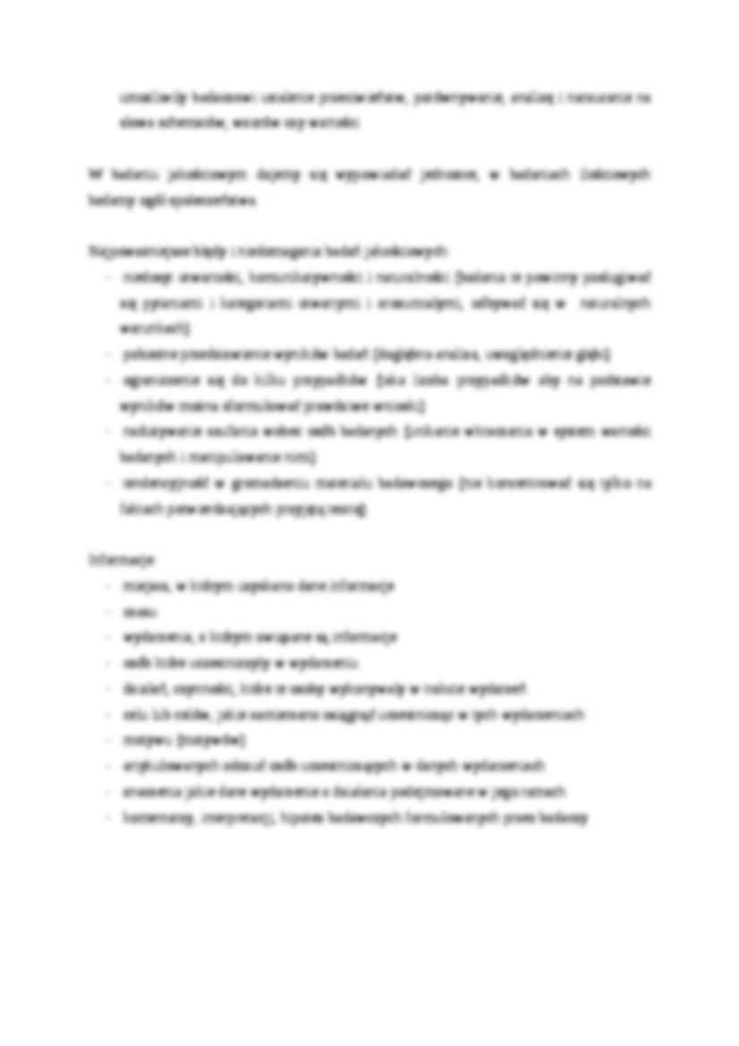 Wady badań ilościowych - omówienie - strona 2