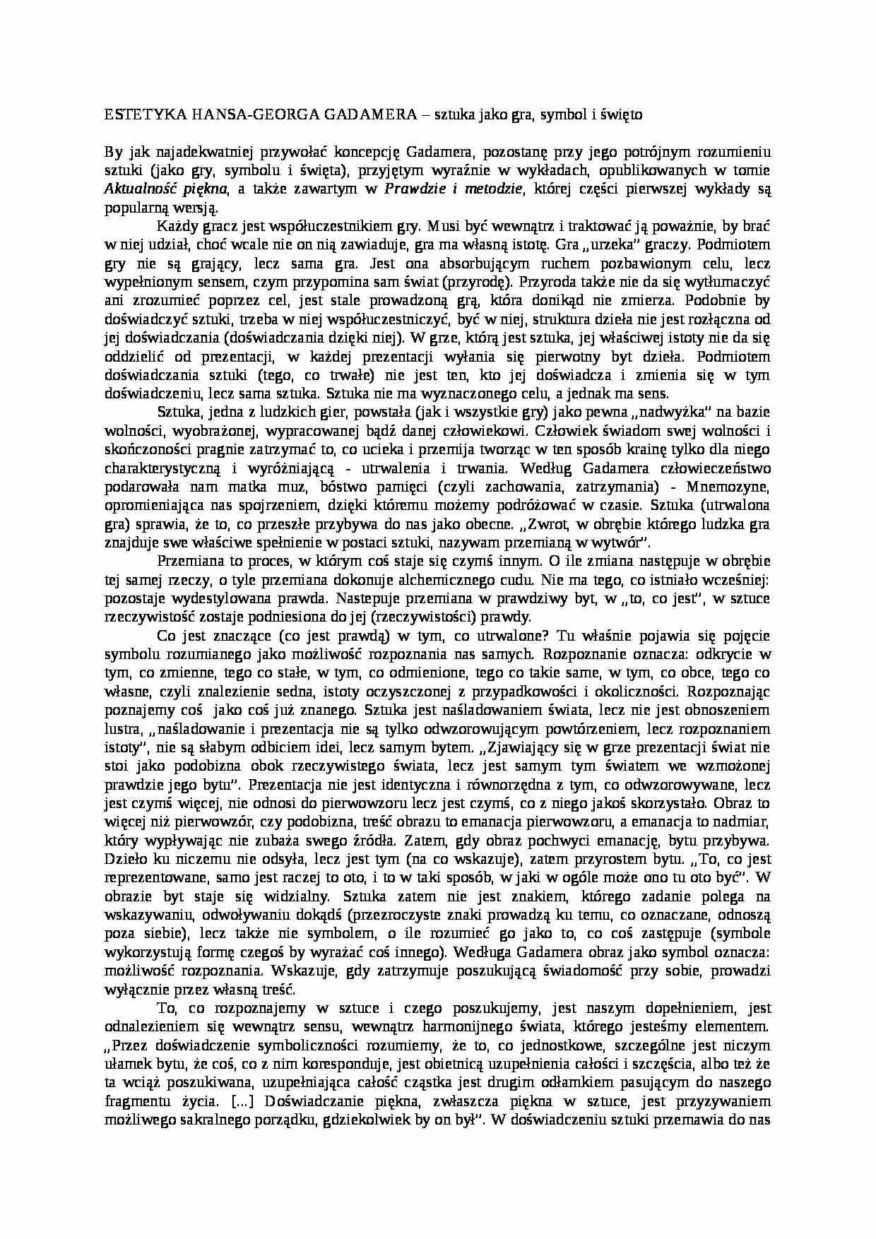Estetyka Hansa - omówienie - strona 1