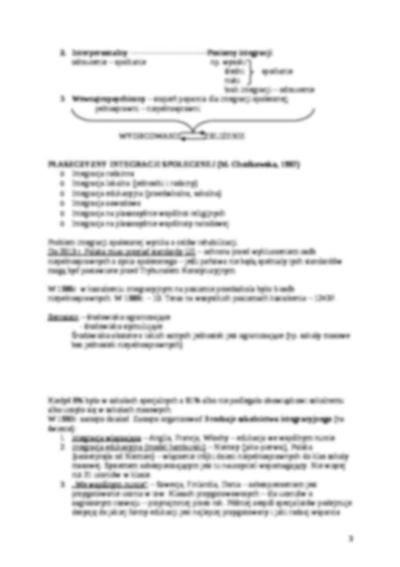 Integracja społeczna osób niepełnosprawnych - omówienie - strona 3