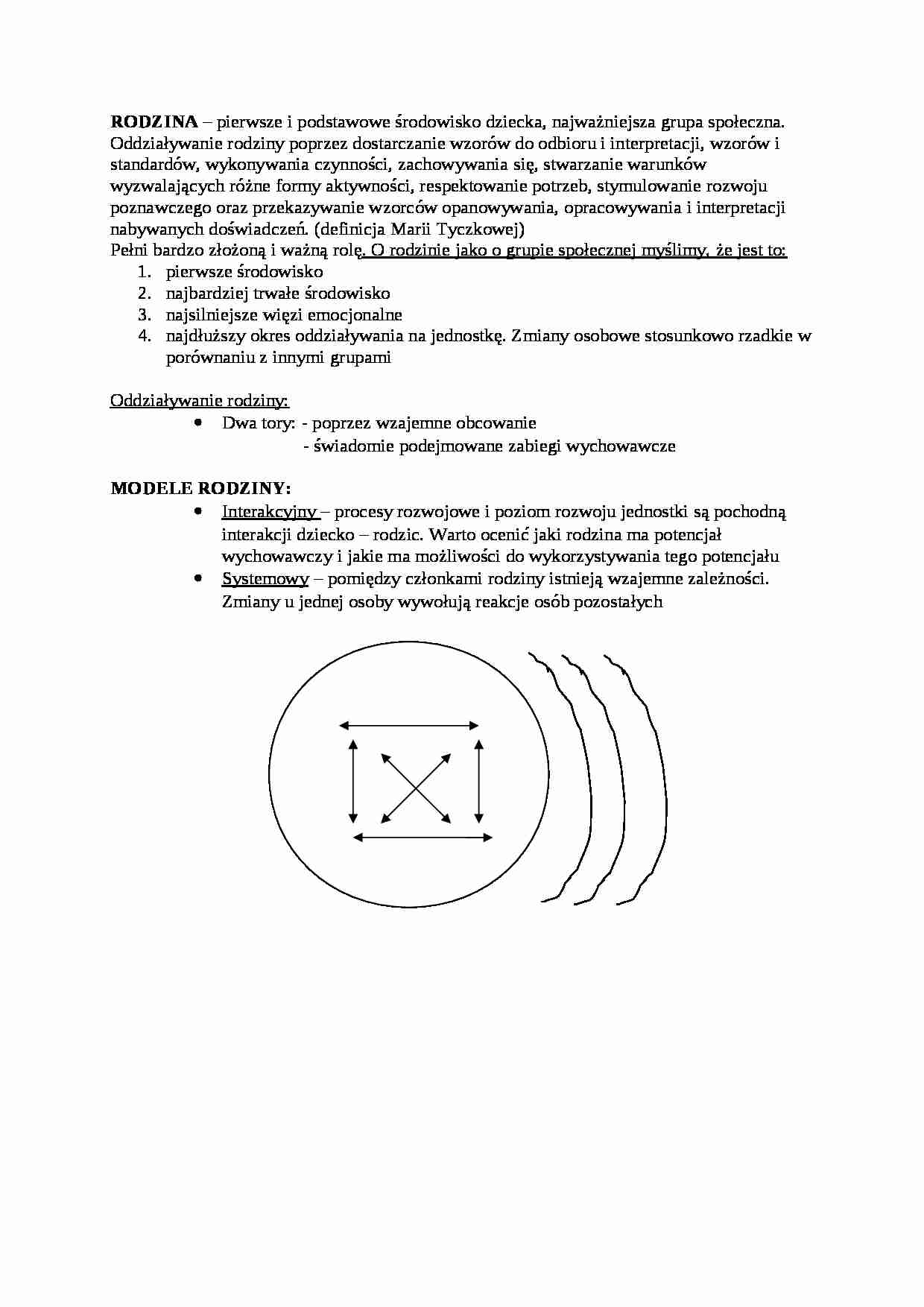 Rodzina - omówienie - Dziecko niepełnosprawne - strona 1
