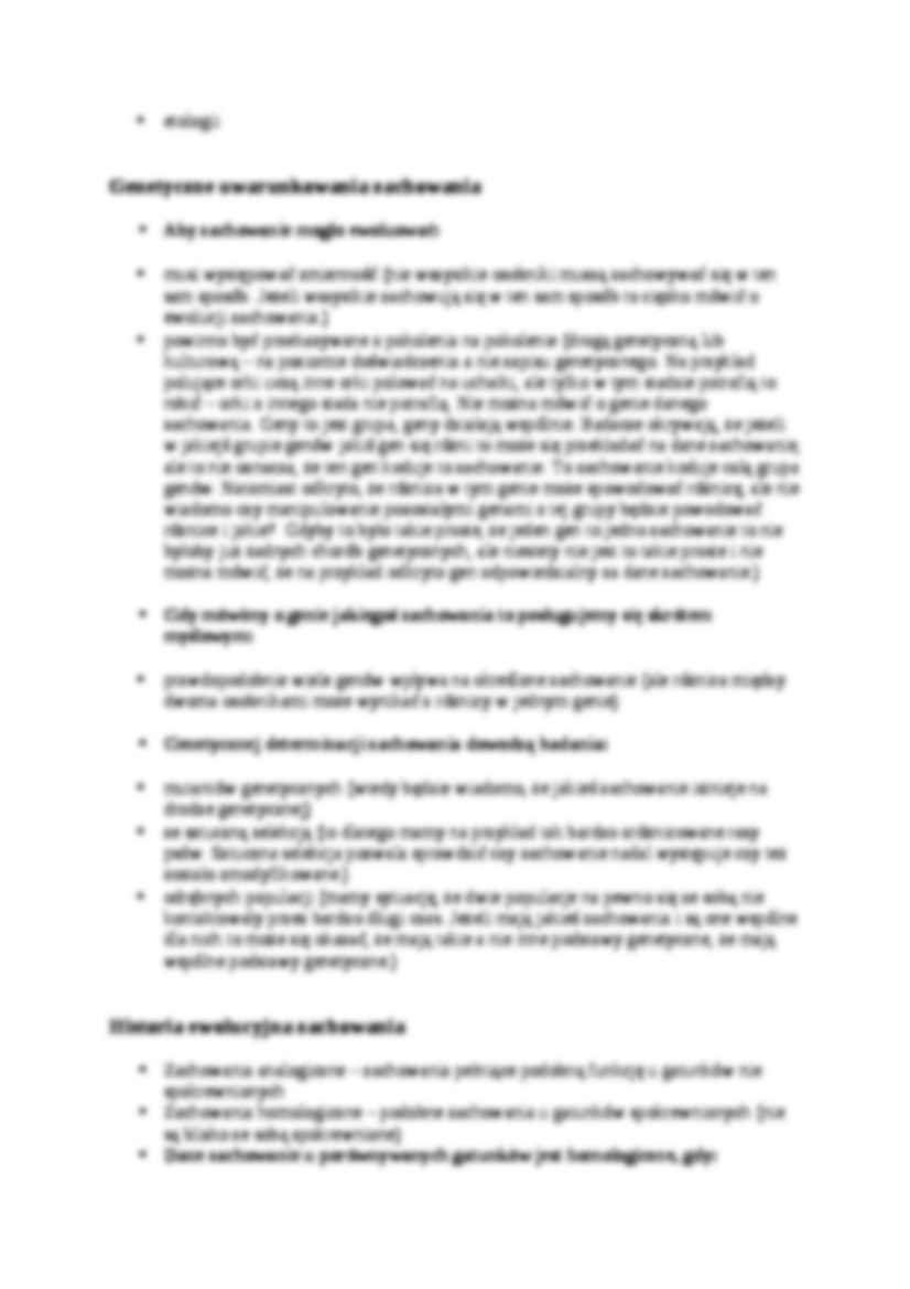 Ewolucja zachowania - wykład 7  - strona 2