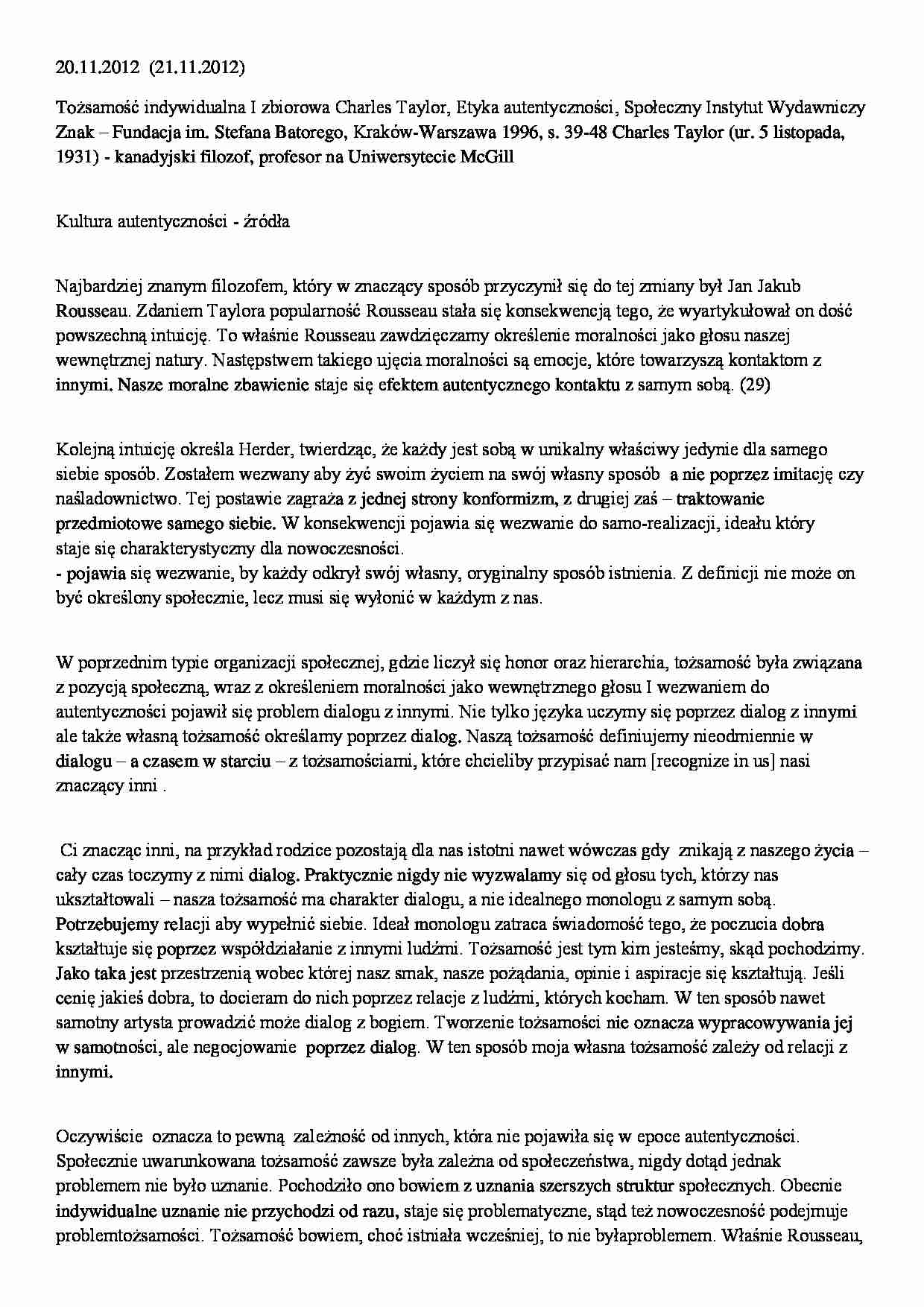 taylor - omówienie - strona 1