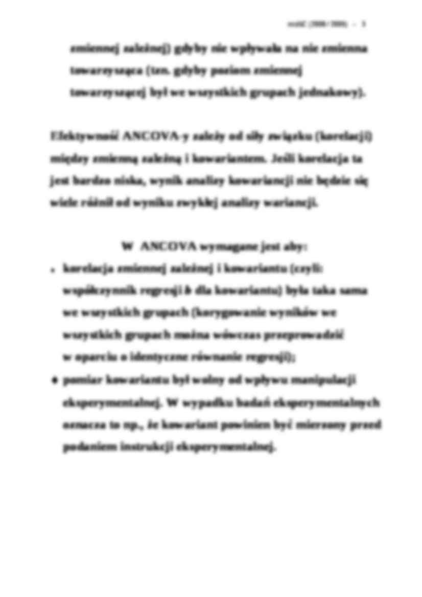 Analiza kowariancji - omówienie - strona 3