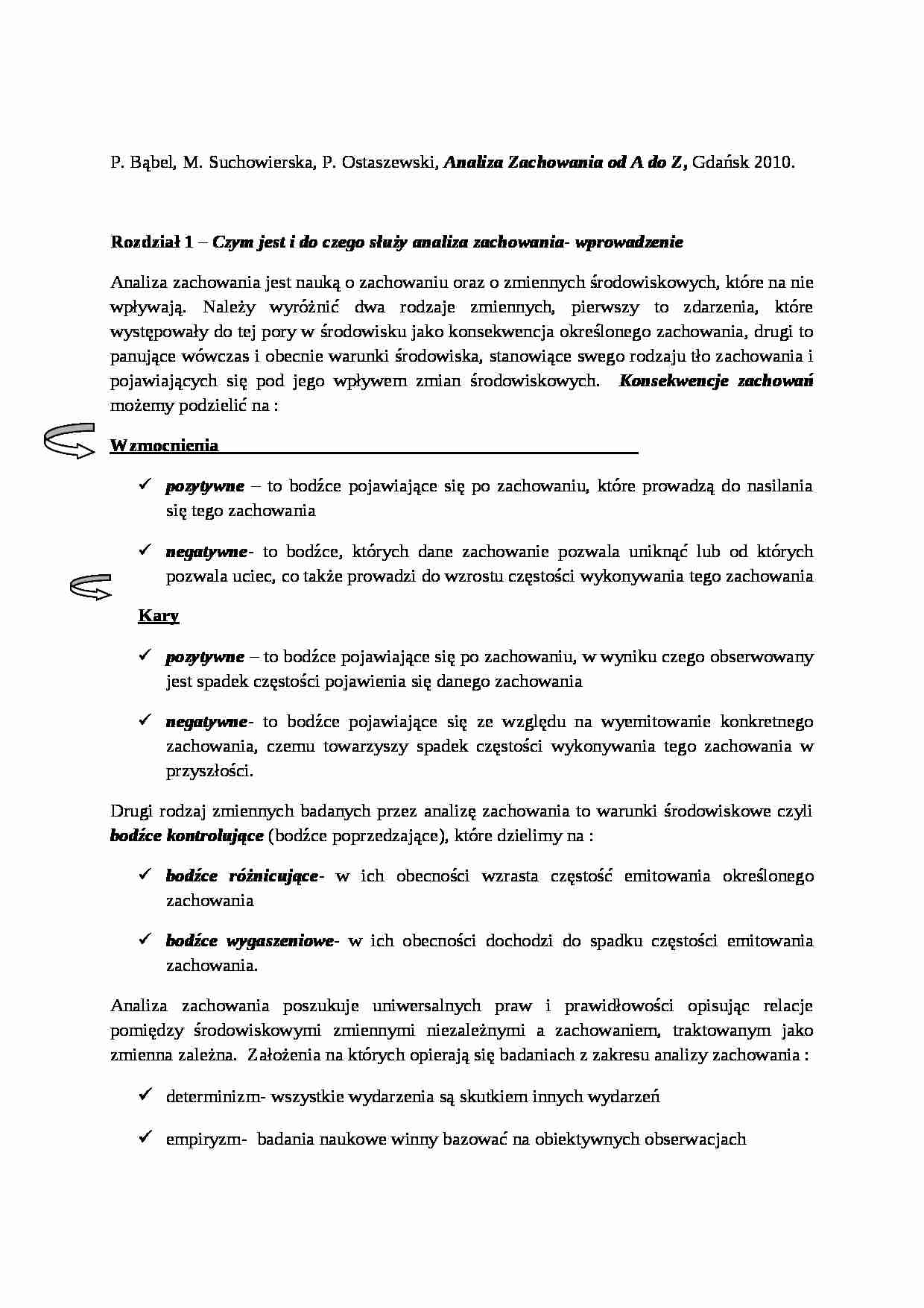 Psychologia skrypt - strona 1