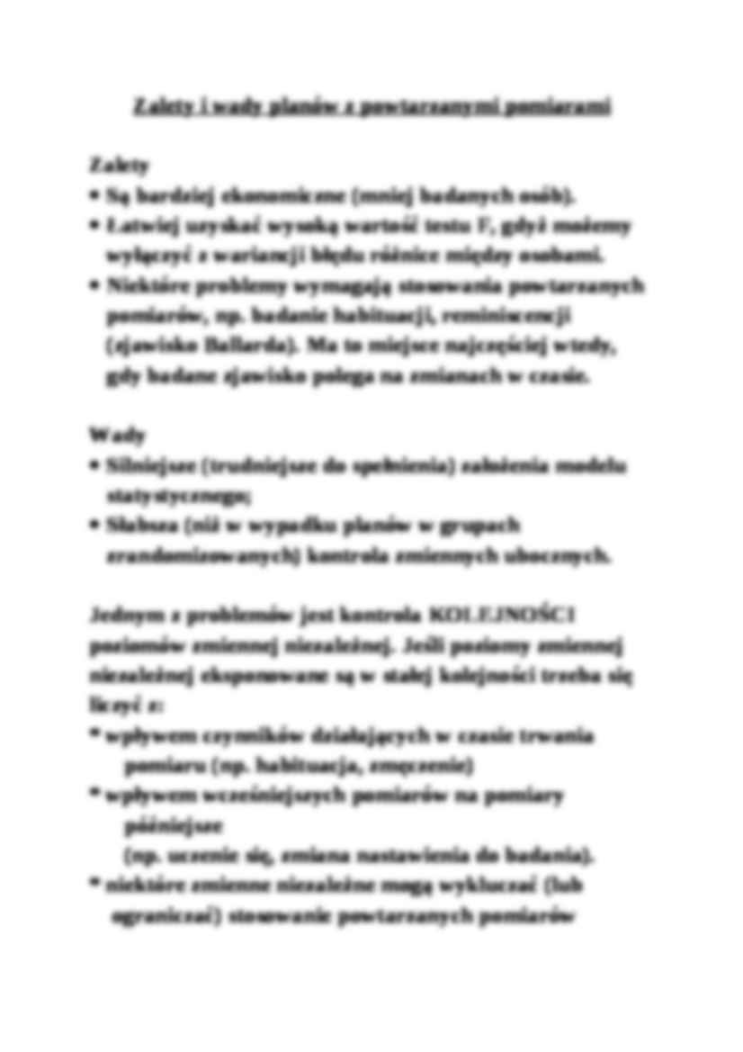 Plany z powtarzanymi pomiarami - omówienie - strona 3