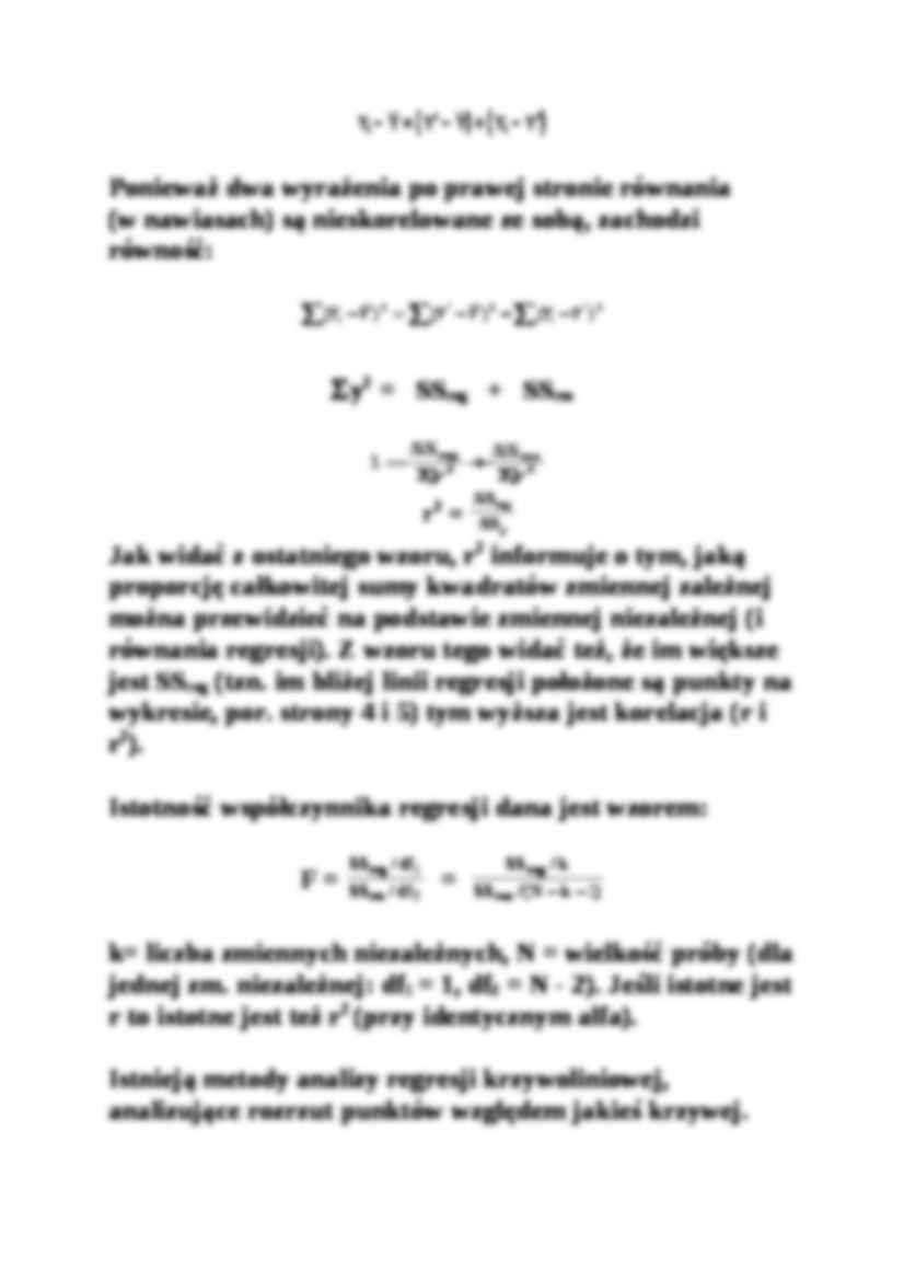 Regresja i przewidywanie - omówienie - strona 3