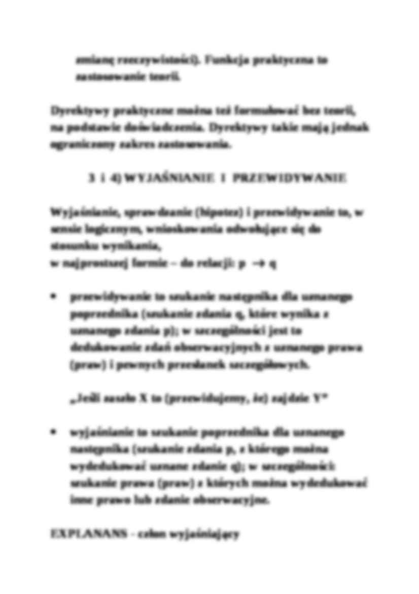 Teorie w naukach empirycznych - omówienie - strona 2