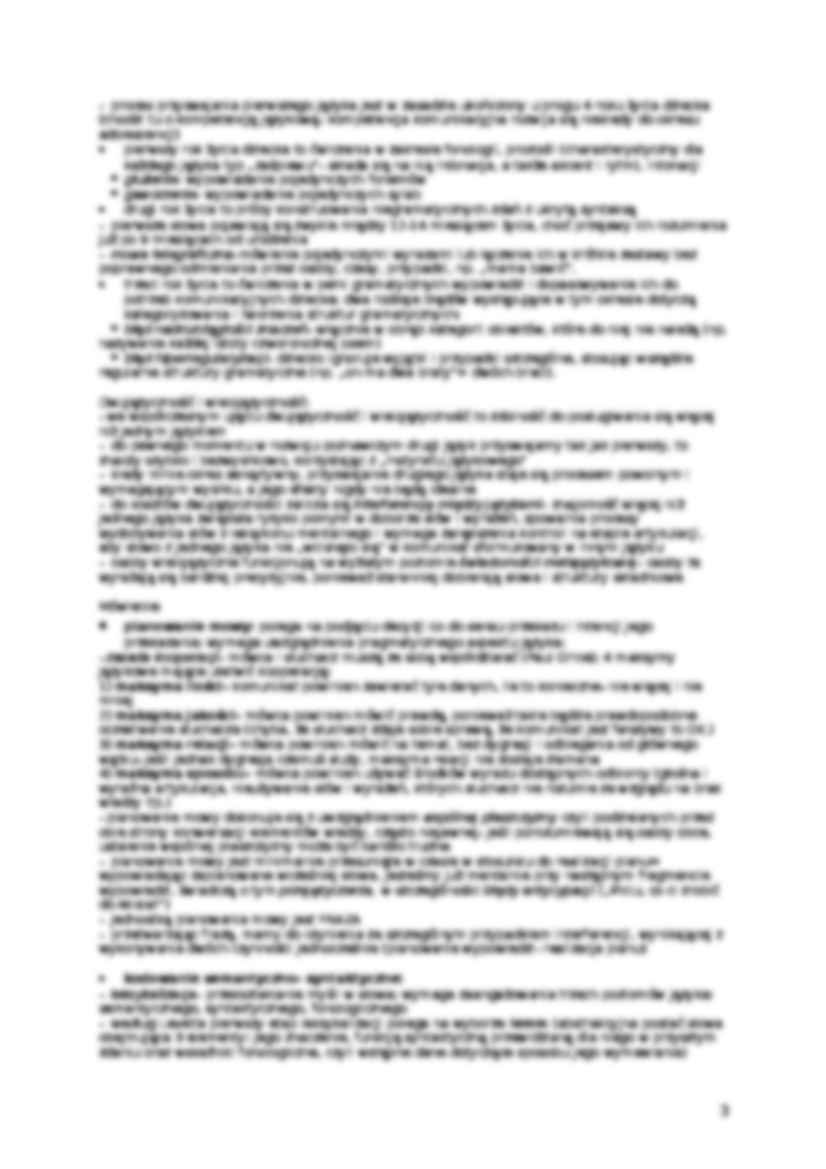 Język i mowa - omówienie - strona 3