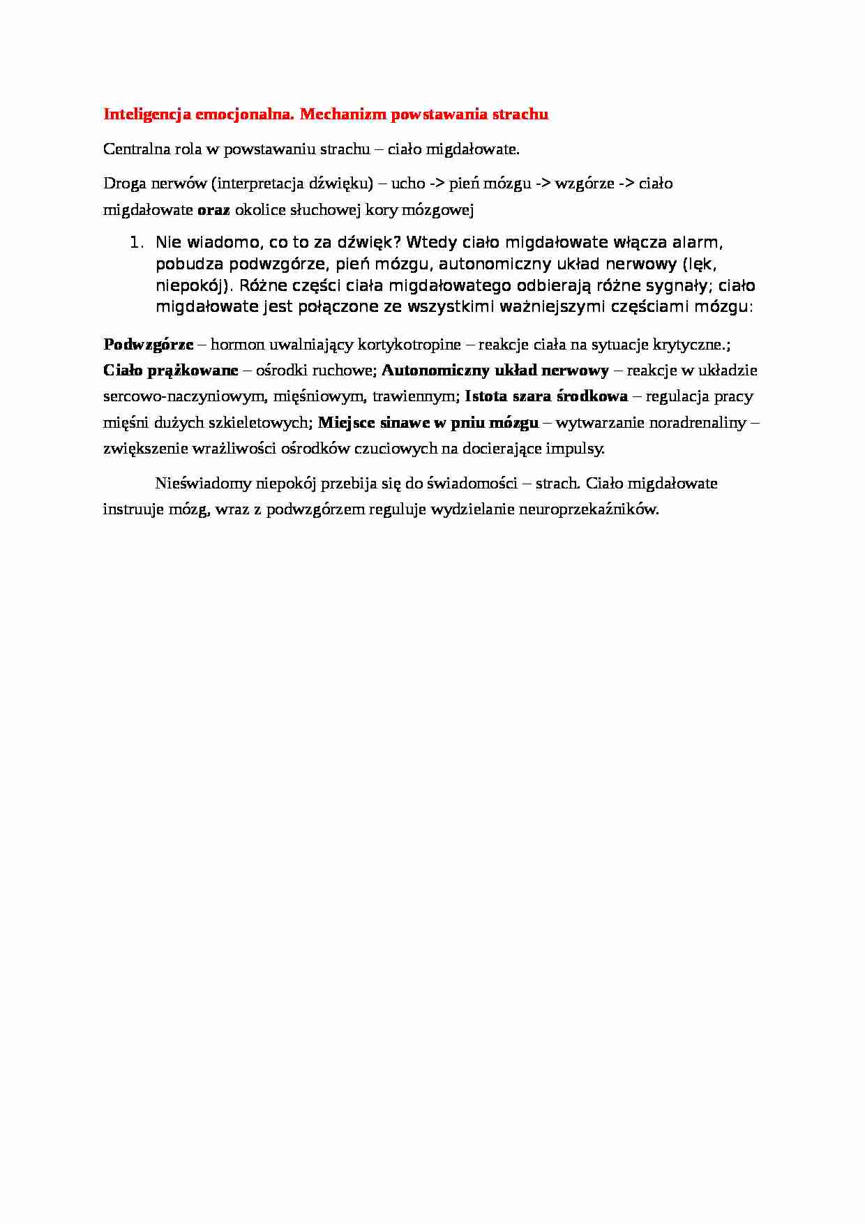 Inteligencja emocjonalna - omówienie - strona 1