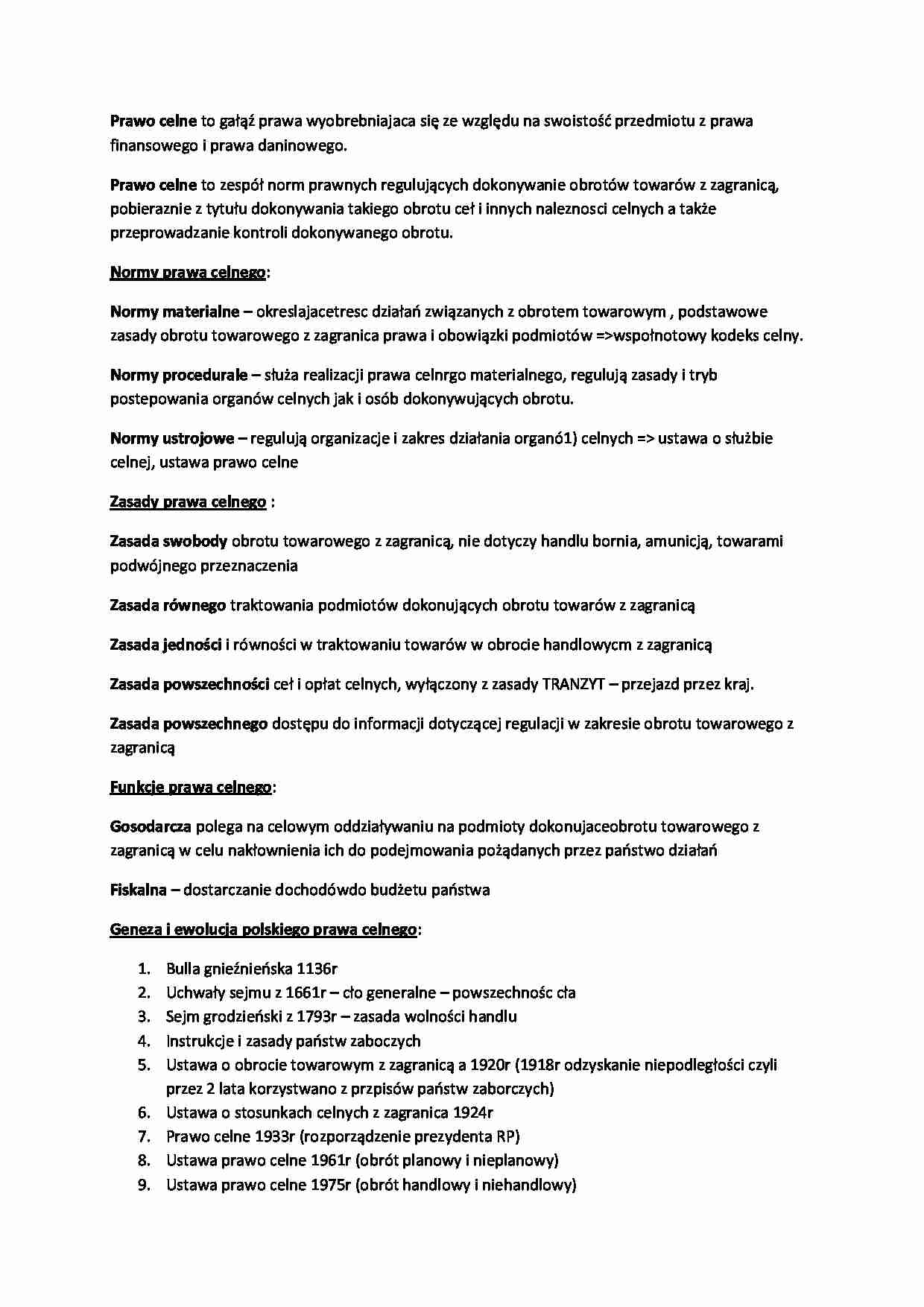 Obsługa celna - strona 1