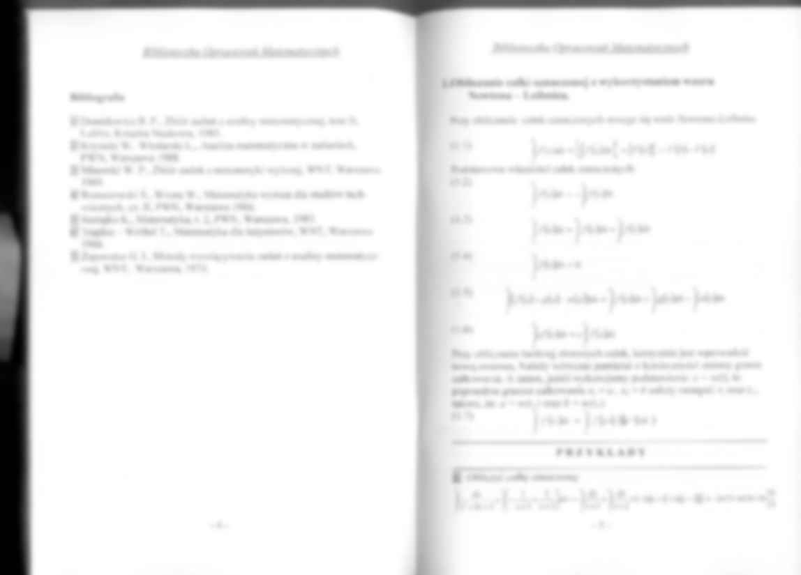 Zastosowanie całek - wykład - strona 3