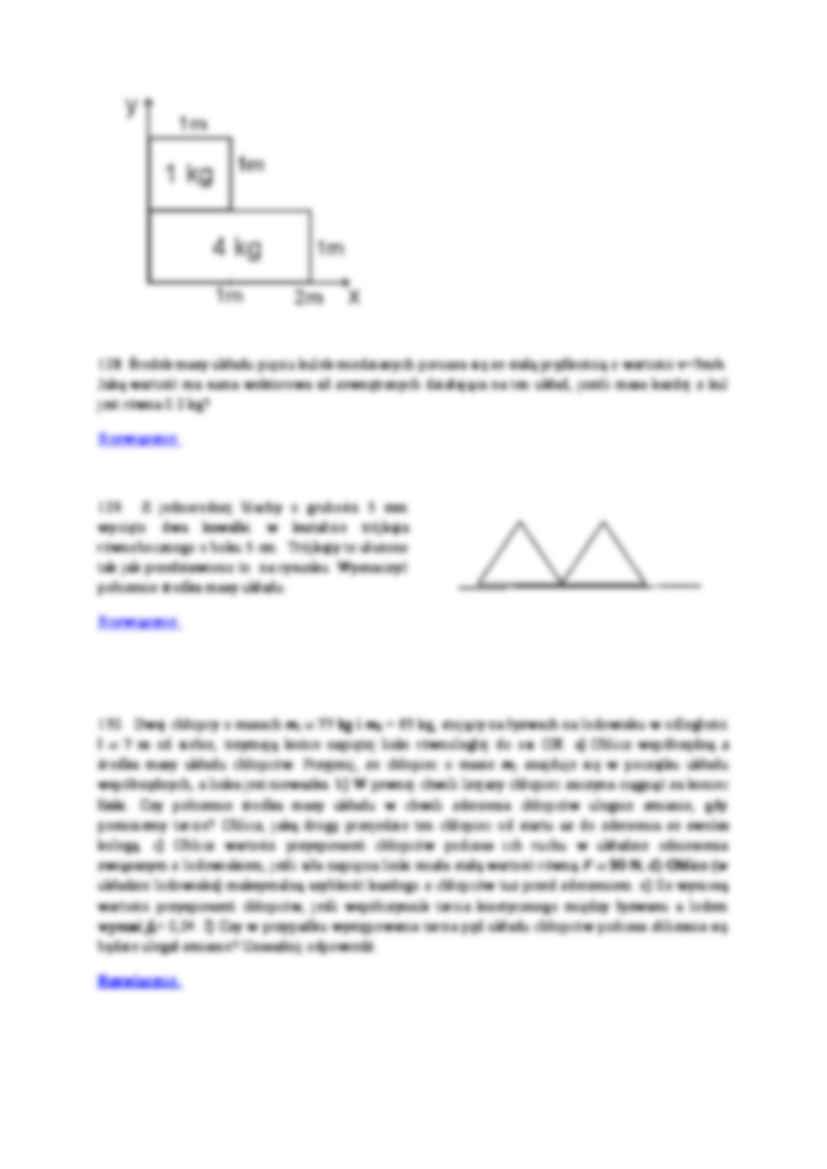 Środek masy - ćwiczenia - strona 2