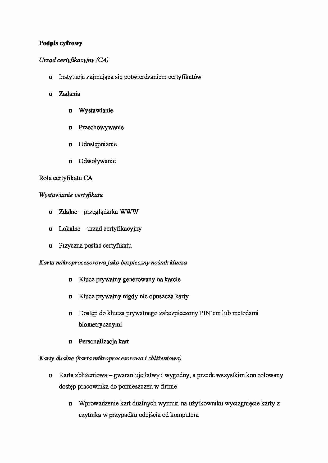 Podpis cyfrowy - omówienie - strona 1