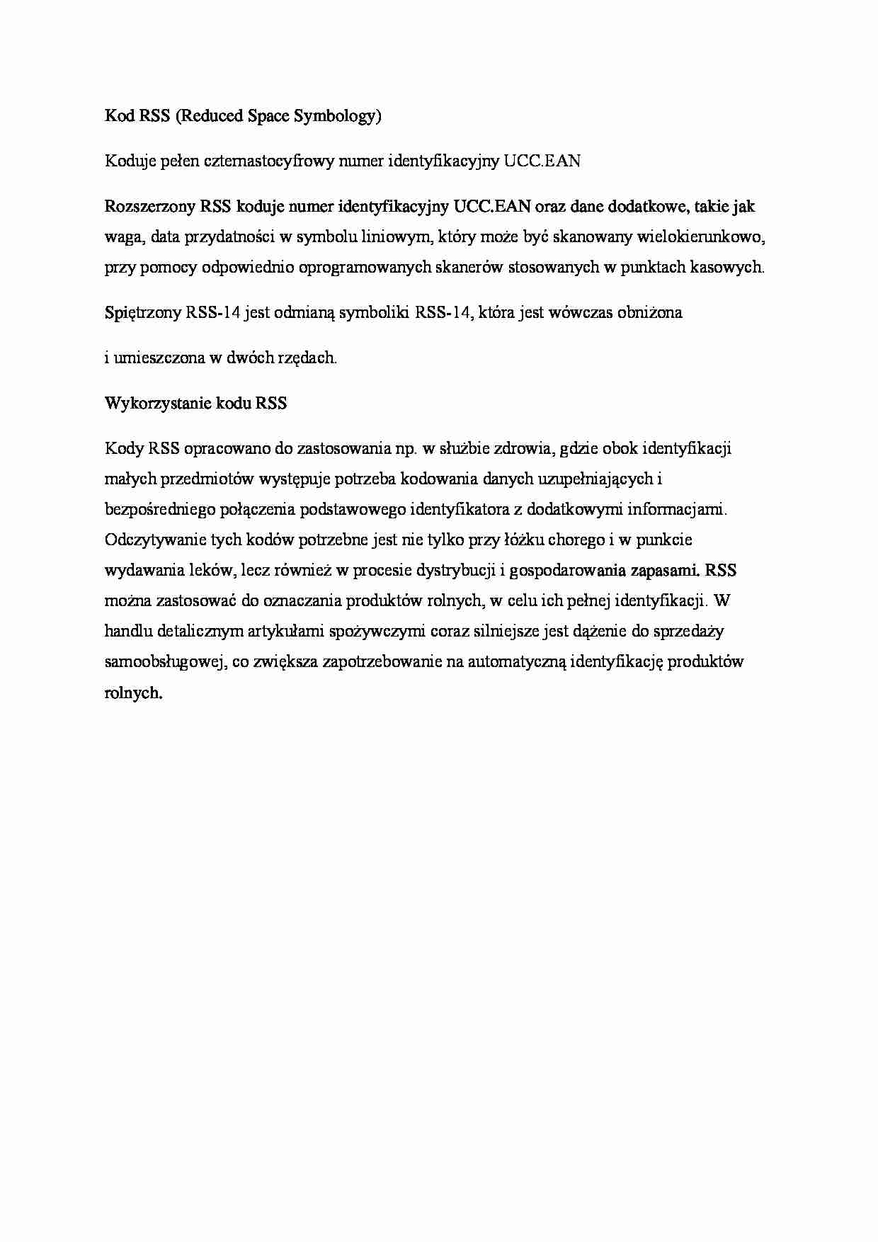 Kod RSS - omówienie - strona 1