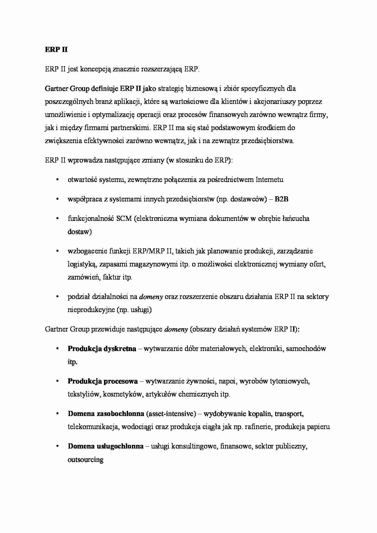 ERP II - omówienie - strona 1