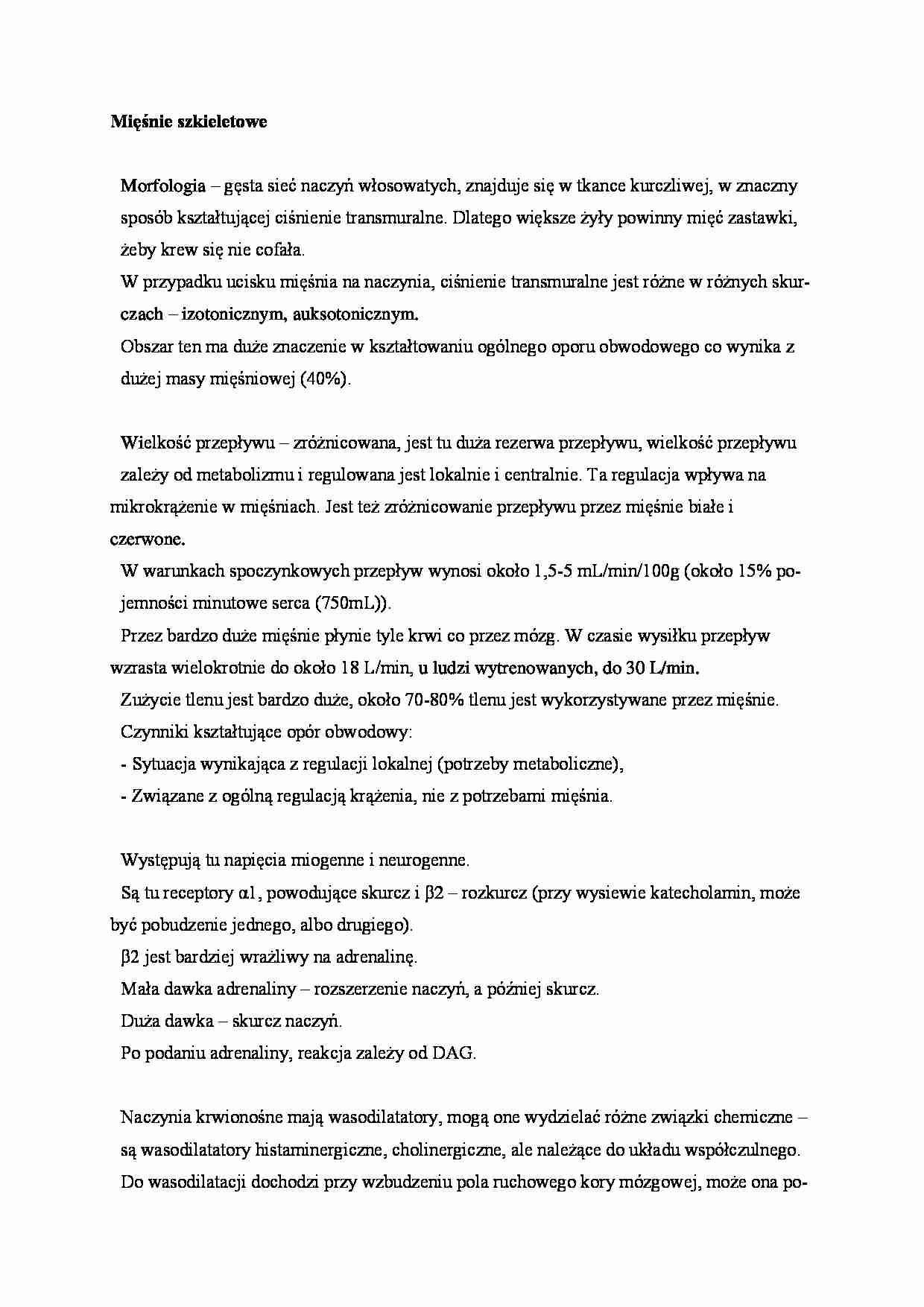 Mięśnie szkieletowe - omówienie - strona 1