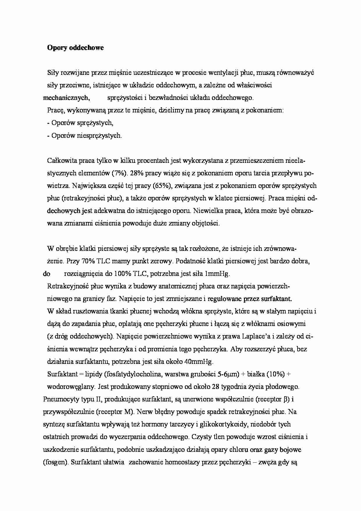 Opory oddechowe - omówienie - strona 1