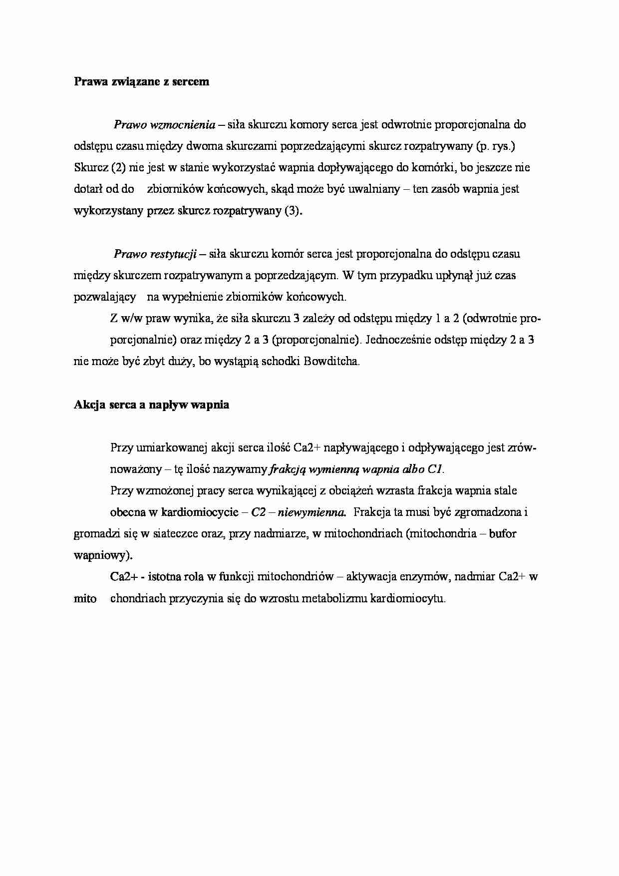 Prawa związane z sercem - omówienie - strona 1