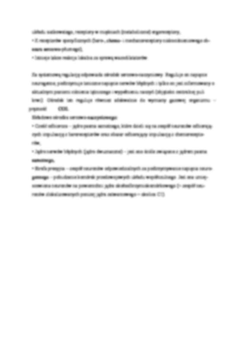 Rola układu nerwowego - omówienie - strona 2