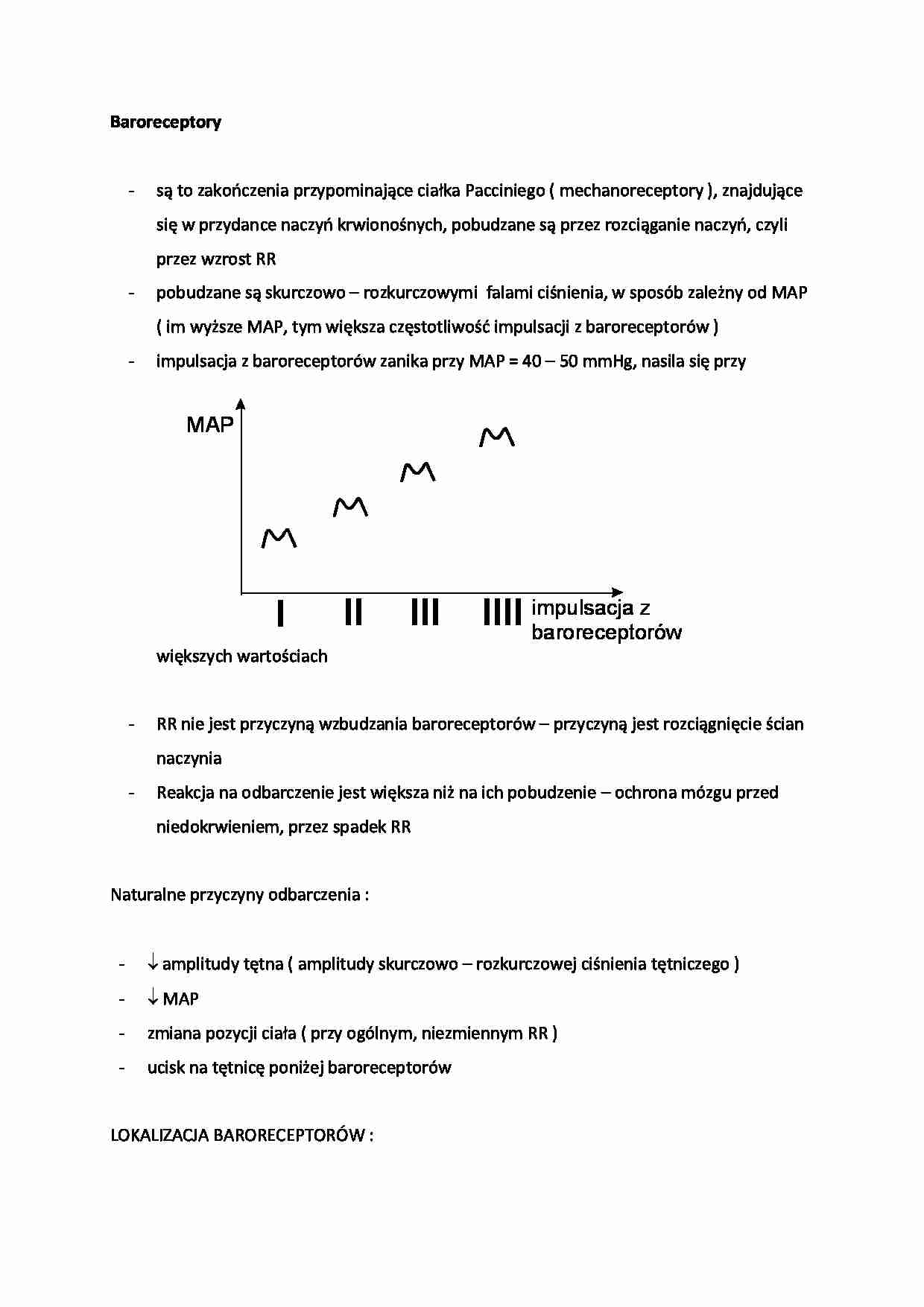 Baroreceptory - naczynia krwionośne -  omówienie - strona 1