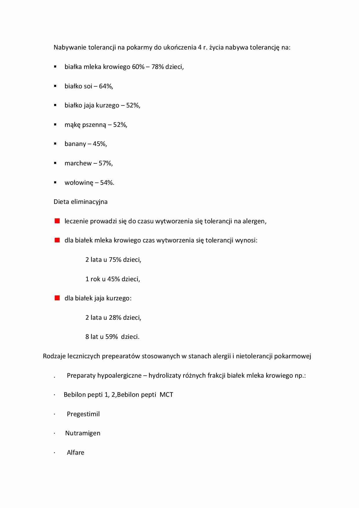 Nabywanie tolerancji na pokarmy - omówienie - strona 1