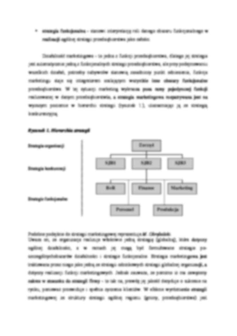 Istota strategii marketingowych - omówienie - strona 2