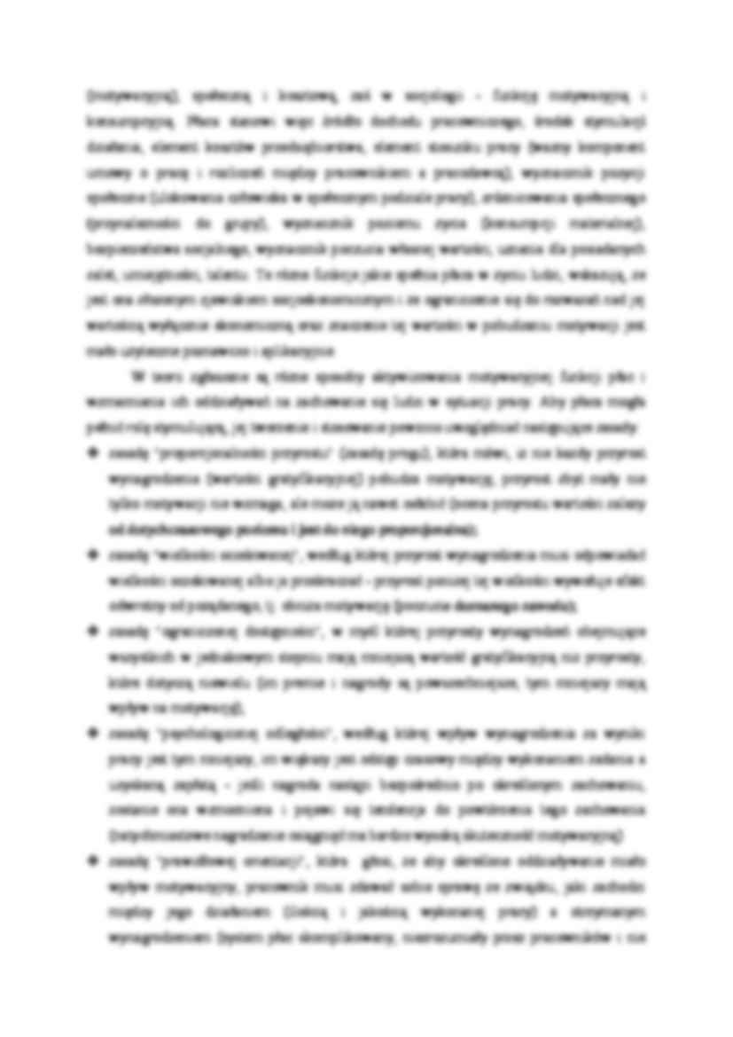 Płaca jako instrument oddziaływania motywacyjnego - omówienie - strona 2