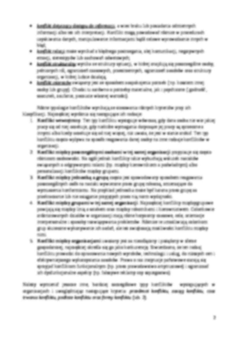 Konflikty w organizacji - omówienie - strona 2