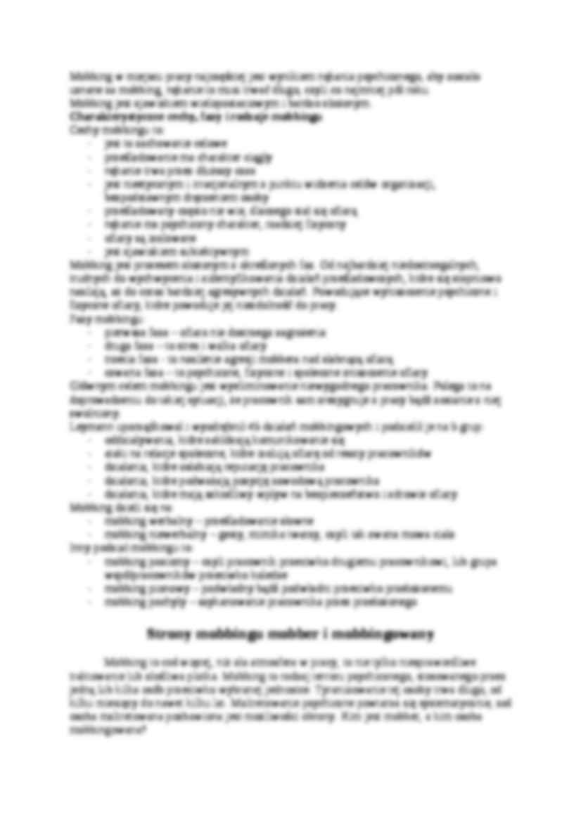 Mobbing - omówienie - strona 2
