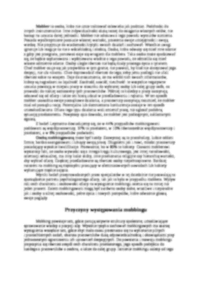 Mobbing - omówienie - strona 3