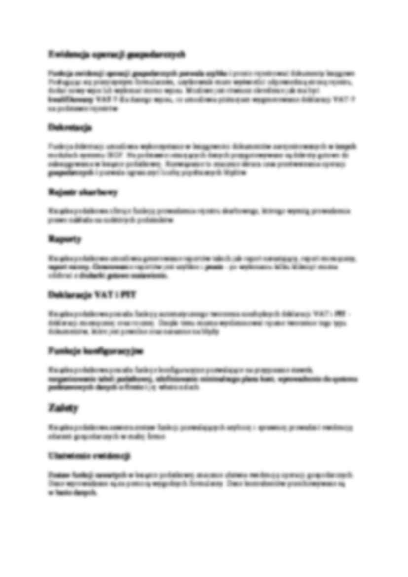 Moduł raportów - omówienie - strona 3