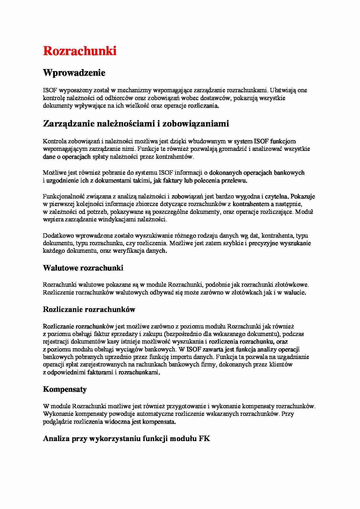 Rozrachunki - omówienie - strona 1