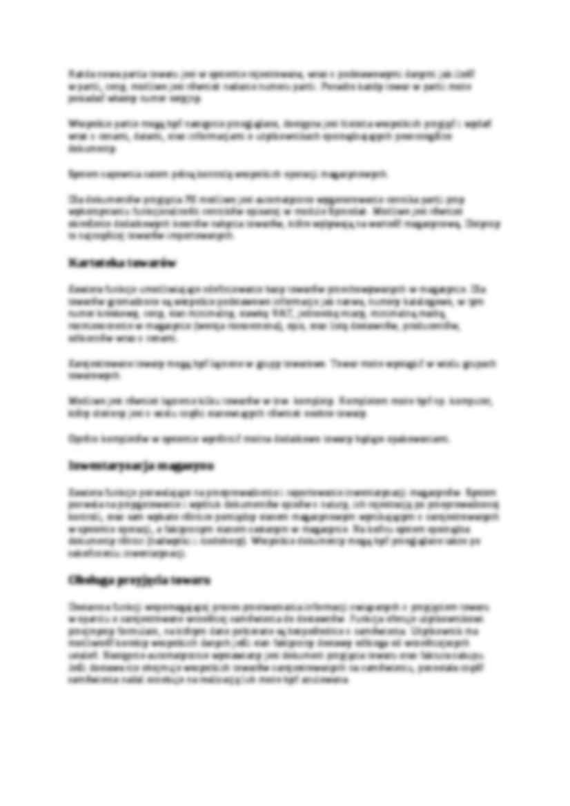 Gospodarka magazynowa - omówienie - strona 2