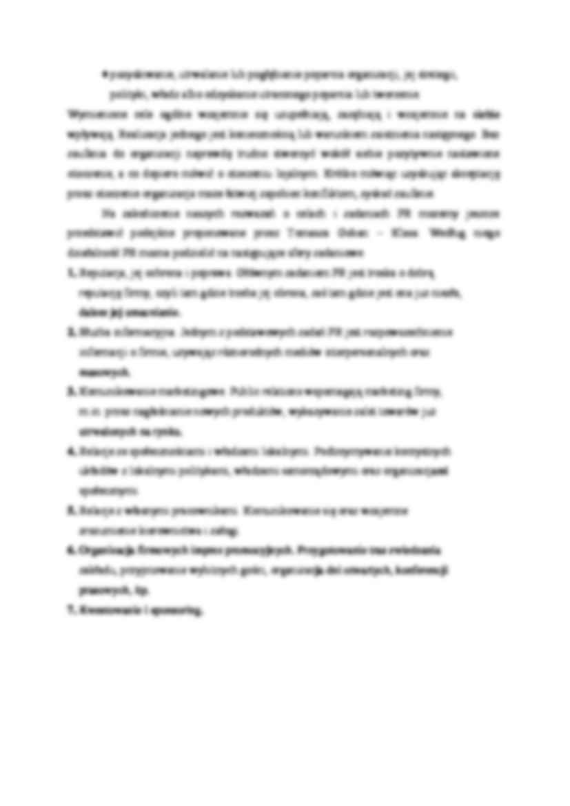 Cele i zadania Public Relations - omówienie - strona 3